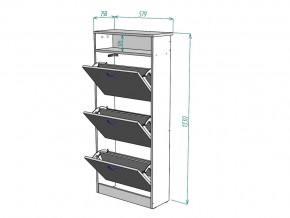 Обувница W9 в Симе - sim.mebel74.com | фото 3