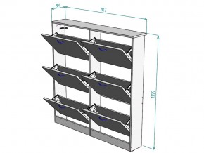 Обувница W93 в Симе - sim.mebel74.com | фото 3