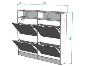 Обувница W96 в Симе - sim.mebel74.com | фото 3