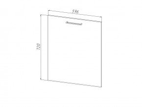 П 60 Комплект для посудомоечной машины 600 мм (цоколь + фасад) ЛДСП в Симе - sim.mebel74.com | фото