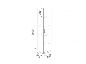 Пенал Волкер модуль 3 в Симе - sim.mebel74.com | фото 2