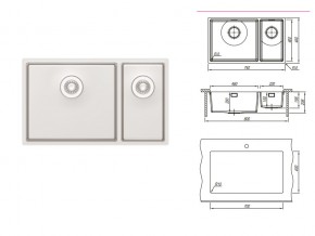 Подстольная мойка Оптима-HM 460/220.400.20.10 в Симе - sim.mebel74.com | фото 2