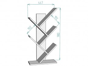 Полка для книг S2 в Симе - sim.mebel74.com | фото 3