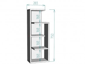 Полка для книг S3 в Симе - sim.mebel74.com | фото 3