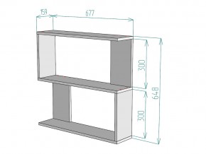 Полка S31 в Симе - sim.mebel74.com | фото 3