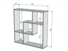 Полка S81 в Симе - sim.mebel74.com | фото 3