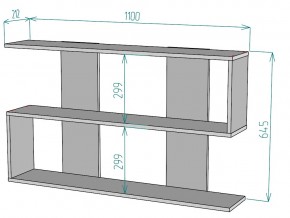 Полка S95 в Симе - sim.mebel74.com | фото 3