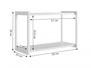 Полка Юниор графит/черный муар в Симе - sim.mebel74.com | фото 2