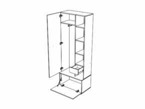 Прихожая Инес со шкафом в Симе - sim.mebel74.com | фото 4