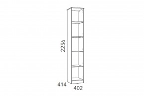 Шкаф для книг Фанк НМ 013.03-01 М в Симе - sim.mebel74.com | фото 3