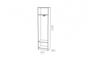 Шкаф для одежды Оливия НМ 014.71 Х правый в Симе - sim.mebel74.com | фото 3