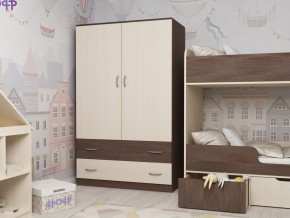 Шкаф двухстворчатый бодега-дуб молочный в Симе - sim.mebel74.com | фото