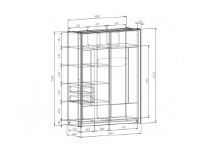 Шкаф-купе 1600 Либерти в Симе - sim.mebel74.com | фото 4