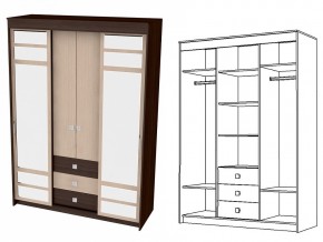 Шкаф купе Комби Юнона в Симе - sim.mebel74.com | фото