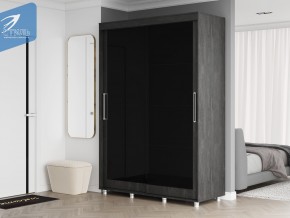 Шкаф-купе Комфорт 12 Прайм Edition 1500 камень угольный / black edition в Симе - sim.mebel74.com | фото