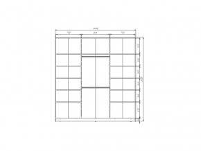 Шкаф-купе Max МШ-25-6-24/2-222 пленка Oracal черная в Симе - sim.mebel74.com | фото 2