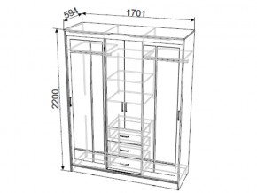 Шкаф-купе ШКП 1 NN в Симе - sim.mebel74.com | фото 3