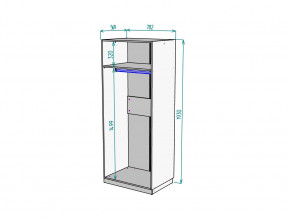 Шкаф Malta light H287 Белый в Симе - sim.mebel74.com | фото 2