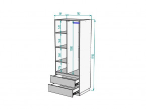 Шкаф Malta light H297 Белый в Симе - sim.mebel74.com | фото 2