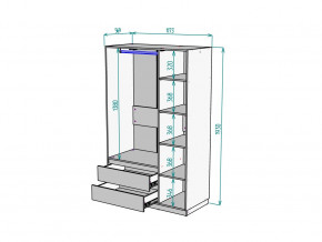 Шкаф Malta light H298 Белый в Симе - sim.mebel74.com | фото 2