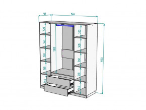 Шкаф Malta light H302 Белый в Симе - sim.mebel74.com | фото 2