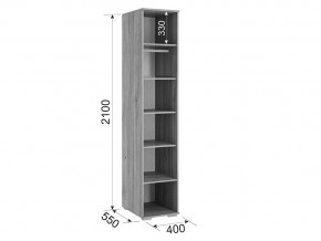 Шкаф однодверный 01.01 Лайк ручка какао в Симе - sim.mebel74.com | фото 3