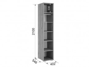 Шкаф однодверный 01.01 Панда в Симе - sim.mebel74.com | фото 3