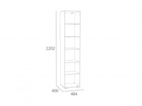 Шкаф-пенал Элиот НМ 041.71 в Симе - sim.mebel74.com | фото 2