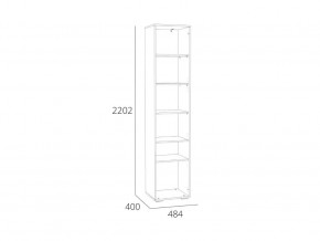 Шкаф-пенал Элиот НМ 041.72 в Симе - sim.mebel74.com | фото 2