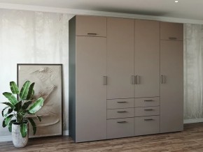 Шкаф распашной 2400А Мокко в Симе - sim.mebel74.com | фото