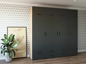 Шкаф распашной 2400К Антрацит в Симе - sim.mebel74.com | фото