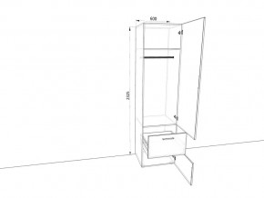 Шкаф распашной Ш639ЯБК Жемчуг в Симе - sim.mebel74.com | фото 3