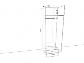 Шкаф распашной Ш639ЯМК Антрацит в Симе - sim.mebel74.com | фото 2