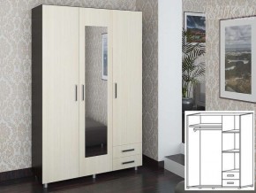 Шкаф распашной ШК 302 с зеркалом в Симе - sim.mebel74.com | фото 1