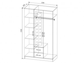 Шкаф Софи СШК1200.1 трехдверный в Симе - sim.mebel74.com | фото 2