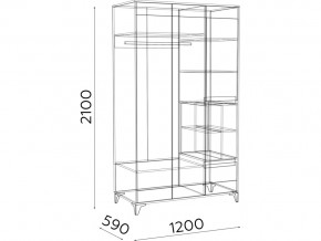 Шкаф универсальный Гринвич мод.9 в Симе - sim.mebel74.com | фото 3