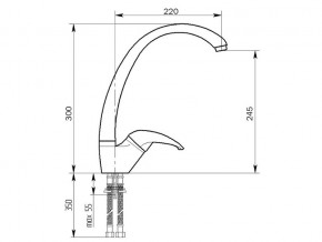 Смеситель MS-001 в Симе - sim.mebel74.com | фото 2