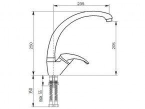 Смеситель MS-007 в Симе - sim.mebel74.com | фото 2