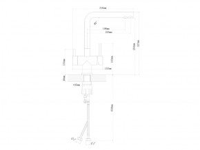 Смесители Florentina Арес Нержавеющая сталь в Симе - sim.mebel74.com | фото 2