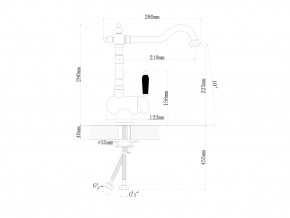 Смесители Florentina Ода бронза в Симе - sim.mebel74.com | фото 2