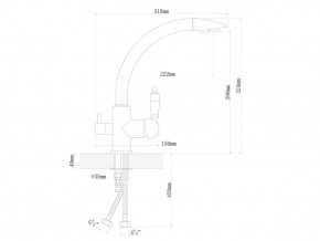 Смесители Florentina Шале бронза в Симе - sim.mebel74.com | фото 2