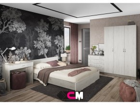 Спальня Бася Дуб Крафт в Симе - sim.mebel74.com | фото 2