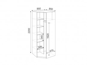 Спальня Глэдис с большим комодом в Симе - sim.mebel74.com | фото 2