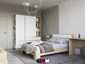 Спальня Хелен Дуб Крафт золотой/ Белый в Симе - sim.mebel74.com | фото