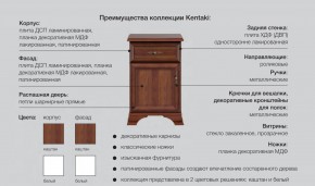 Спальня Кентаки каштан в Симе - sim.mebel74.com | фото 2