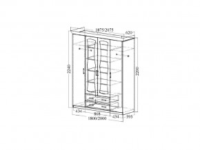 Спальня Венеция 2 в Симе - sim.mebel74.com | фото 3