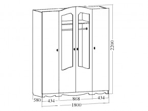 Спальня Венеция 4 в Симе - sim.mebel74.com | фото 3