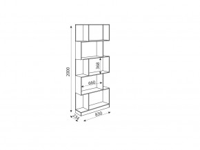 Стеллаж Дуглас модуль 5 в Симе - sim.mebel74.com | фото 2