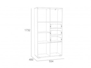 Стеллаж Элиот НМ 041.73 в Симе - sim.mebel74.com | фото 2