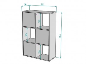 Стеллаж S25 в Симе - sim.mebel74.com | фото 3